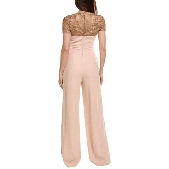 Stella McCartney Alysha Crystal-Embellished Jumpsuit 38 US 2 XS Rose $3200 - Picture 3 of 16